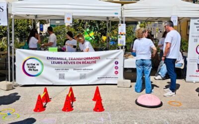 Action Bulle de Fun à « La Rue est à Nous » : Une journée de sourires, de crêpes et de couleurs à Vence
